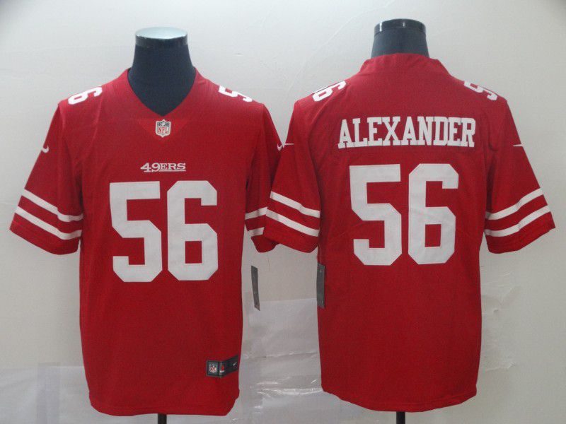 Men San Francisco 49ers #56 Alexander Red Nike Vapor Untouchable Limited Player NFL Jerseys->san francisco 49ers->NFL Jersey